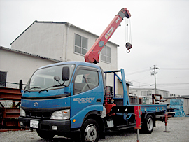 ユニック車3.5t/低床5段ブーム